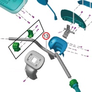 100% ORIGINAL YADEA E8S PRO HANDLE BAR // 53100-N0E8-0000 100% ORIGINAL YADEA E8S PRO