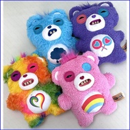 ZY1 Fugglers x Care Bears Plushie Share Cheer Bear Ugly Cute Monster Blind Box Plush Doll Bag Charm 