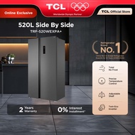 TCL 520L Side By Side Refrigerator Twin Inverter No Frost Fridge Power Cool Electronic Control 520 P