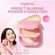Glad2Glow Perfect Blurring Powder Foundation two way cake TWC Primer Skin Tint Foundation Make Up BB