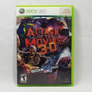 NO 3D GLASSES Attack Of The Movies 3D Xbox 360 Video Game (REGION LOCKED: NTSC-U/C ONLY)