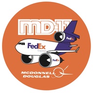 RBF FEDEX MD-11 7CM STICKER S-C-MD11-FX