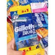 GILLETTE BLUE II PLUS SHAVER (Pack of 6)