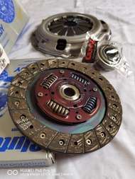 EXEDY Set of 212 Clutch Pressure Plate Clutch Disc and Release Bearing for Civic 1992-95 and 2001-0