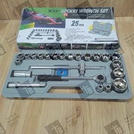 KTP socket wrench set 1/ 2" 8-32mm 25pcs socket wrench 6PT 8 - 32 mm ORIGINAL