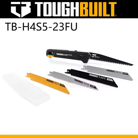 TOUGHBUILT TB-H4S5-23FU 5-In-1 Multifunctional Fast Folding Saw Cutting Saw Multi-Purpose Durable Ha