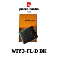 Pierre Cardin (ปีแอร์ การ์แดง) กระเป๋าธนบัตร กระเป๋าสตางค์เล็ก  กระเป๋าสตางค์ผู้ชาย กระเป๋าหนัง กระเป๋าหนังแท้ รุ่น WIY3-FL-D พร้อมส่ง ราคาพิเศษ