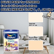 ICI DULUX INSPIRE INTERIOR GLOW 18 Liter Taffy Pull / Peach Power / Orange Blossom