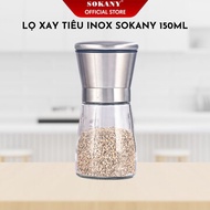 Sokany Pepper Jar With Stainless Steel Lid 150ml
