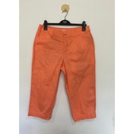 AB Waist 34 Inches St. John's Bay Size 12 *Faded Color* Hips 44 Thigh 27 Length 29 Cotton Orange Thr