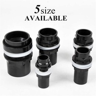 20/25/32/40/50mm Fish Tank Water Supply and Drainage Pipe Fitting Connector Aquarium Accessories Water Supply Pipe Silicone Plastic Connector