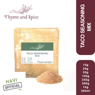 [POUCH] Taco Seasoning/ Tacos Seasoning 250 500 1KG - Seasoning️