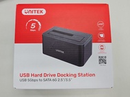 Unitek 2.5/3.5吋 USB3.0 to SATA6G Docking Station HDD/SSD 外置硬碟插座 Y-1078