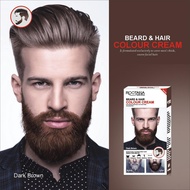 Mens Beard Dye Beard Coloring Shampoo for Men Long-Lasting Coloring Beard Cream Mustache Dye Kit fad