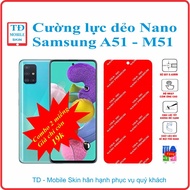 Toughened flexible phone screen protector for Samsung A51 / M51