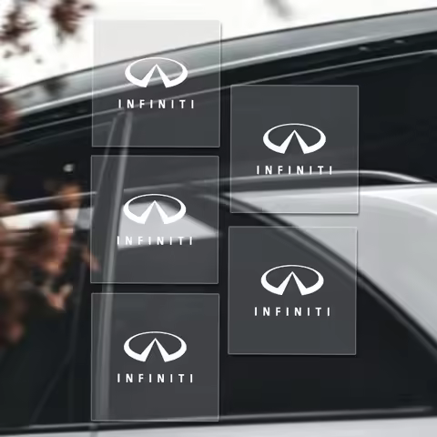 5/10pcs Car Styling Emblems Stickers For Infiniti IPL Q30 Q50 Q60 Q70 QX30 QX50 QX60 QX70 QX80 Inter