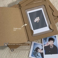 photocard holder Card Handy Tool Single Card Slot Star Small Card Protective Case Cardboard Case Pac