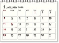 etranger di costarica CLT-A-01 EDC4802 2026 Desktop Calendar, A5, Ivory, 5.8 x 8.3 inches (148 x 210