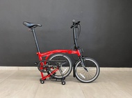 BENOTTO VOLGA 3 SPEED 16" BROMPTON STYLE 1630 FOLDING BIKE VINTAGE COME WITH FREE GIFT &amp; WARRANTY