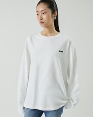 AIMER - Oversized Mini Logo Long Sleeve T-shirt เสื้อยืดแขนยาว