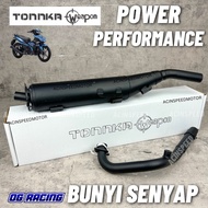 “TERBARU 2025” TONNKA WEAPON BACK PRESSURE EXHAUST Y15ZR LC135 V1-V7 Y16/ 32 35 38 42mm/ TONKA EKZOS