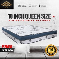 (Free Shipping)KH Queen Mattress 10" Synthetic Latex Feel Tilam Queen - Queen/King [Add-On Deal]