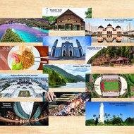 Aceh Souvenir Fridge Magnet Door Food Culture Festivities 10 cm x 5