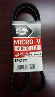 Hyundai i10 1.25 fan belt Original Gates brand 5PK1236 SF STRETCH FIT