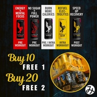 GORILLA Energy Sport Drink (Pre-Workout, Intra-Workout, Fat Burner, Post-Workout) Halal