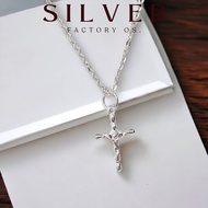 💥PROMO💥Original Silver 925 Crucifix Cross Pendant**Cross Loket **925纯银十字架吊坠