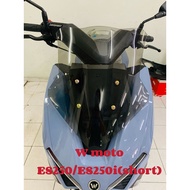 WMoto ES250/ES250i(short)wind shield