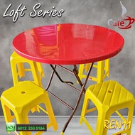 Restoran Furniture , Plastic Chair ,3v Grad A Plastic, 4+1 - 3ft Dining Table with 4 chair(5 pcs) - 