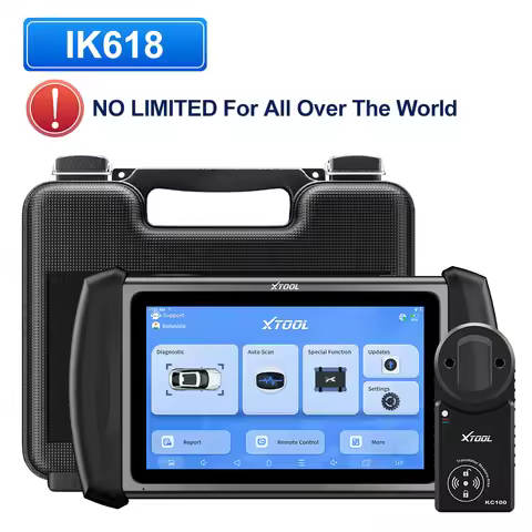 XTOOL InPlus IK618 Key Programmer Immobilizer Automotive Diagnostic Tool ECU Coding All Keys Lost Ke