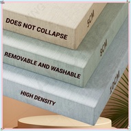 Sofa Cushion High-Density Sponge Sofa Seat Cushion Bay Window Cushion 35D 50D 60D 65D Sofa Cover Hig