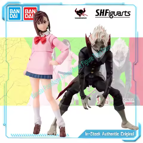 Bandai in Stock Original S.H.Figuarts DAN DA DAN Anime Figures -MOMO&Okarun(Transformed)- Action Fig