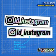 Ig cutting sticker