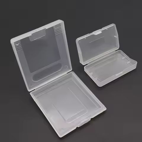 5Pcs Clear Game Cartridge Case For Gameboy Advance GBA GBC GBP Plastic Dustproof Box Cover For Gameb