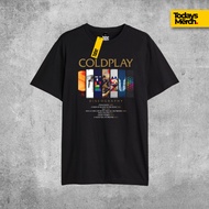 Todays Merch / Britpop Band T-Shirt / Coldplay Discography