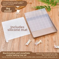 Non-Stick Baking Tray 28x28cm for Cake Baking And Candy Making Home Use Kitchen Baking Tools Snowfla