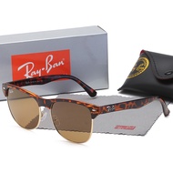 raybanแว่นกันแดดโพลาไรซ์หลากสี แว่นตากันลมray RAYBEN sunglasses banแว่นตาแว่นกันแดดสำหรับขับขี่แว่นกันลมเล่นกีฬากลางแจ้งลดกระหน่ำrayband ผู้หญิง 4175
