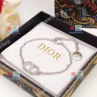 新款 dior 迪奧 cd迷你銀 Z 認準hkpowerbuy. 飾品 送禮 手鏈 耳釘 項鏈 頸鏈 情人節 禮物