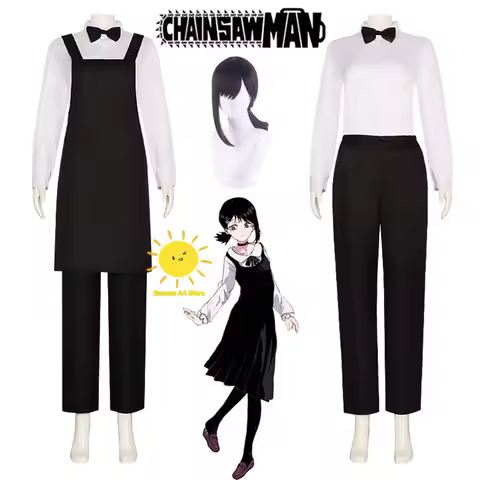 Anime Higashiyama Kobeni Cosplay Chainsaw Man Cosplay Costumes Higashiyama Kobeni Suit Apron Hallowe