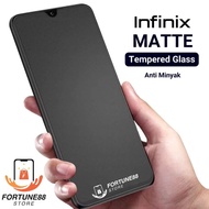 LAYAR Tempered Glass Matte Infinix Smart 3 Plus 4 4C 5 5 Pro 6 6 HD 6 Plus 7 7 HD 8 8 Pro 9 9 HD HD 
