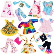 10Pcs Alive Doll Baby Doll Clothes and Accessories - Including Dresses,T-Shirts,Pants,Jumpsuit,Bell-
