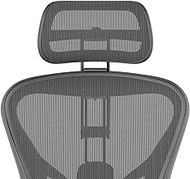 Atlas headrest for Herman Miller Remastered Aeron Chair Ergonomic Upgrade Accessory for Aeron Chairs (Carbon)