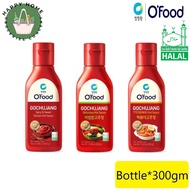 O'Food Gochujang Sweet and Spicy/Bibimbap/Tteobokki Korean Spicy Hot Sauce (Bottle*300gm)