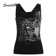SweeticMe Women's Tops 2026 New V-neck Causal Fashion Two Ways To Wear Camisole