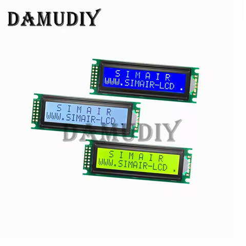 LCD1602+I2C Module Blue / Yellow Green Screen 16x2 Character LCD Display PCF8574T PCF8574 IIC I2C In