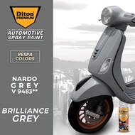 Cat Semprot Diton Premium Vespa - Nardo Grey V 9483** #Gratisongkir