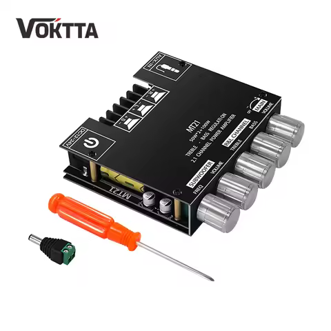 MT21 Channel Bluetooth 5.0 CS8673E 2.1 Subwoofer Amplifier Board 50W X 2+100W Power Audio Stereo Amp
